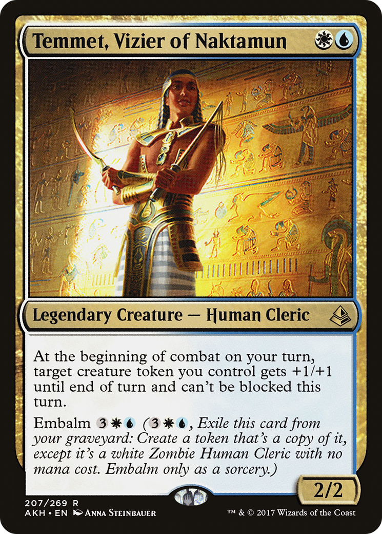 Temmet, Vizier of Naktamun (AKH-207) (Foil)