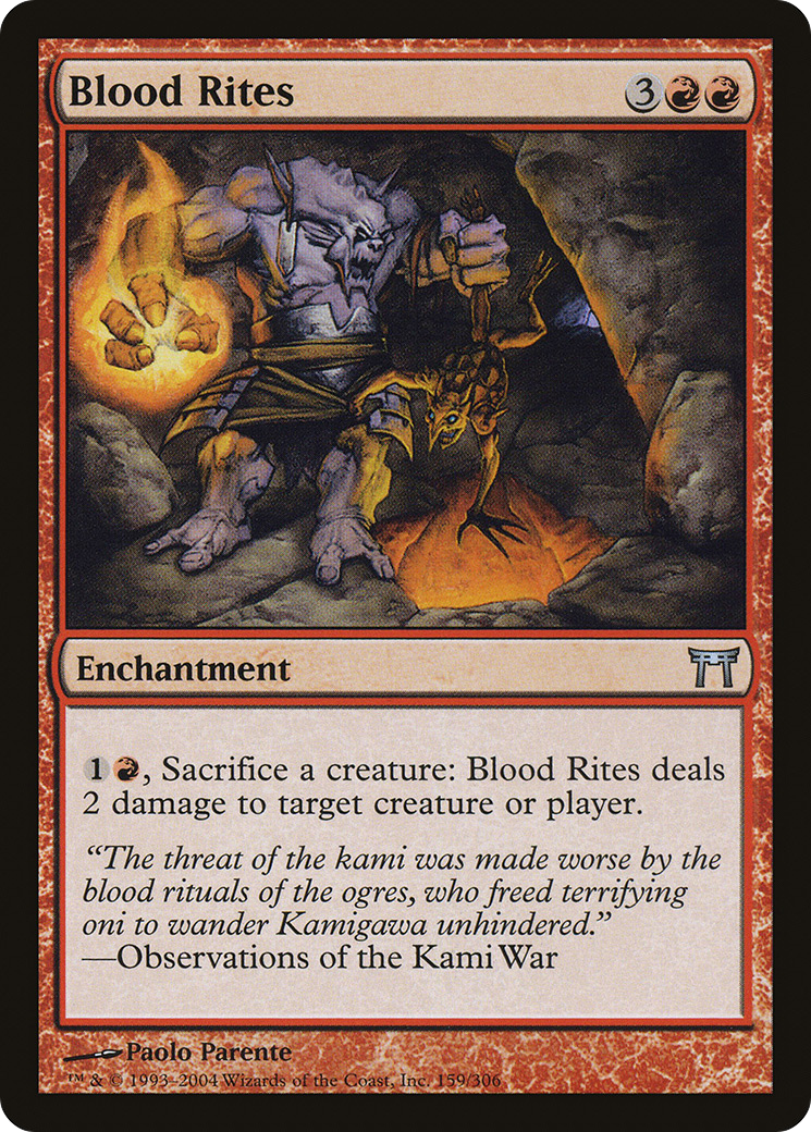Blood Rites (CHK-159) (Foil)