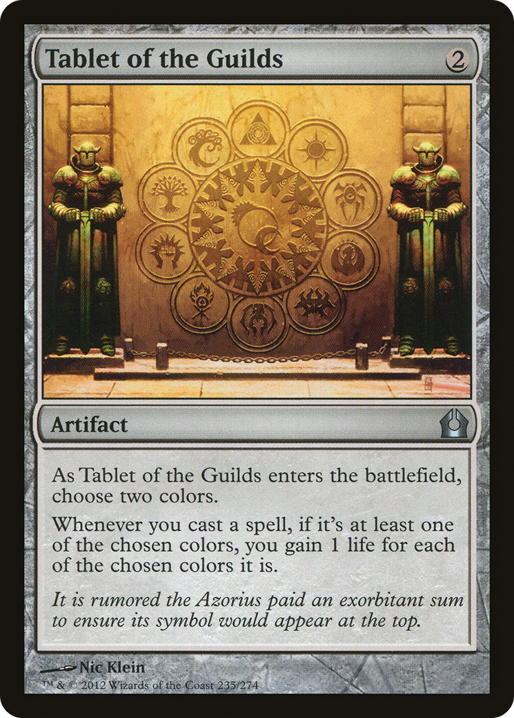 Tablet of the Guilds (RTR-235) (Foil)