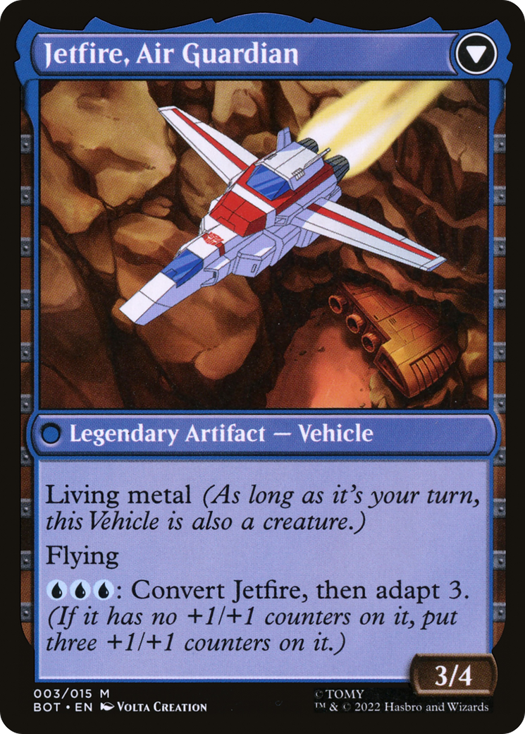 Jetfire, Ingenious Scientist // Jetfire, Air Guardian (BOT-003)