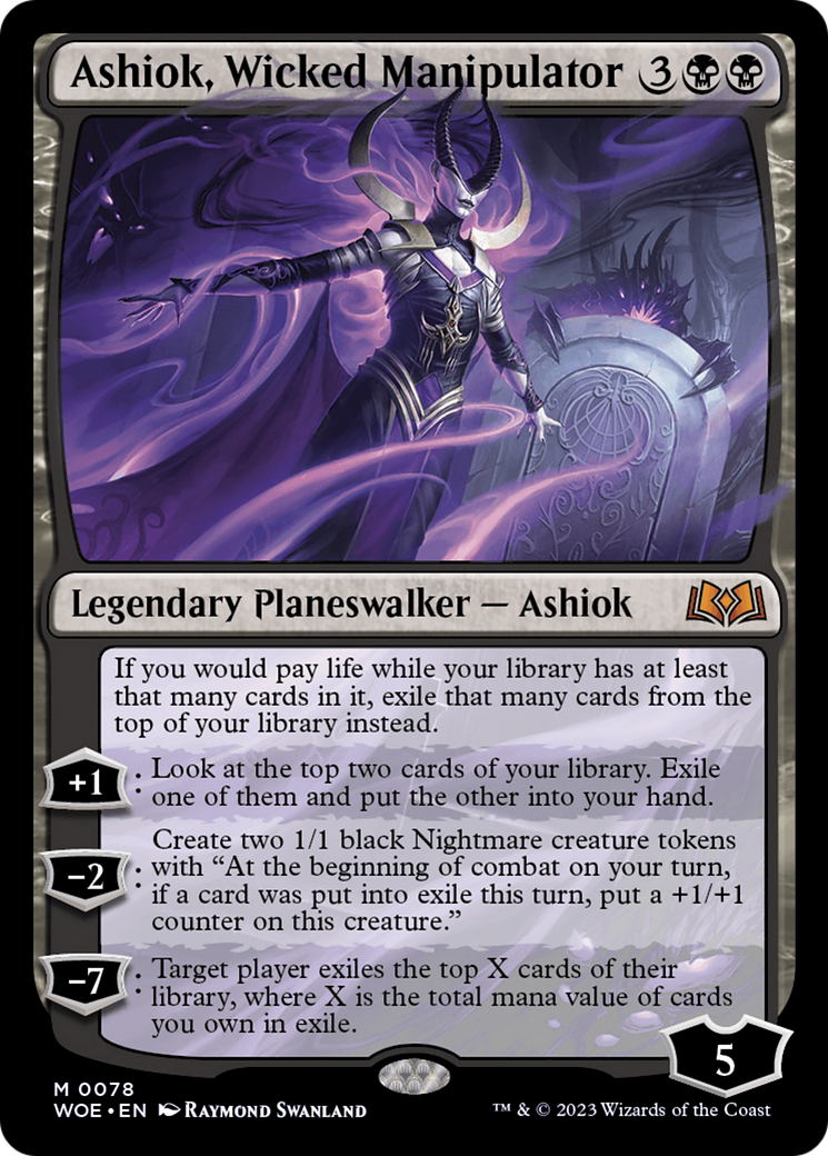 Ashiok, Wicked Manipulator (WOE-078) (Foil)