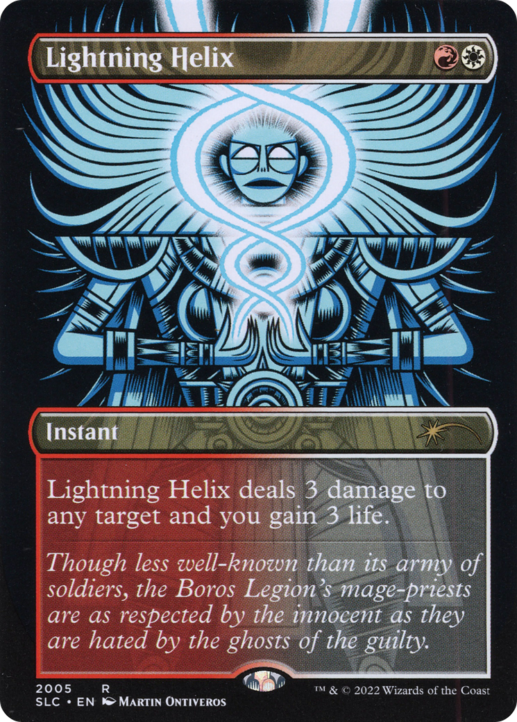 Lightning Helix (SLC-2005) (Borderless) (Foil)