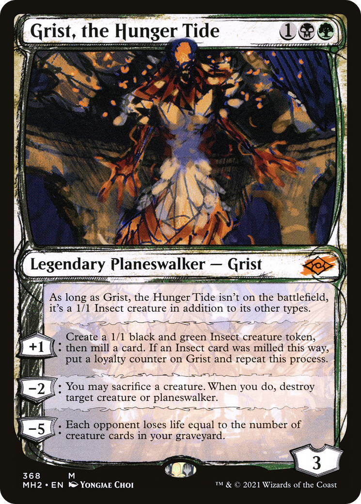 Grist, the Hunger Tide (MH2-368) (Showcase) (Foil)