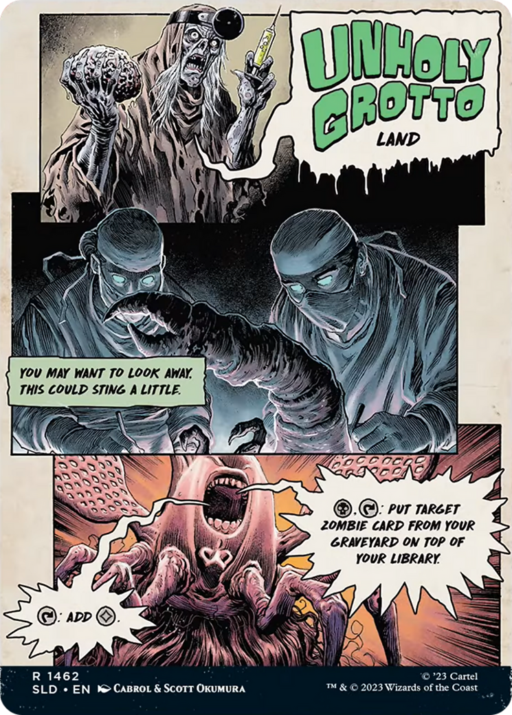 Unholy Grotto // Unholy Grotto (SLD-1462) (Full Art) (Borderless)