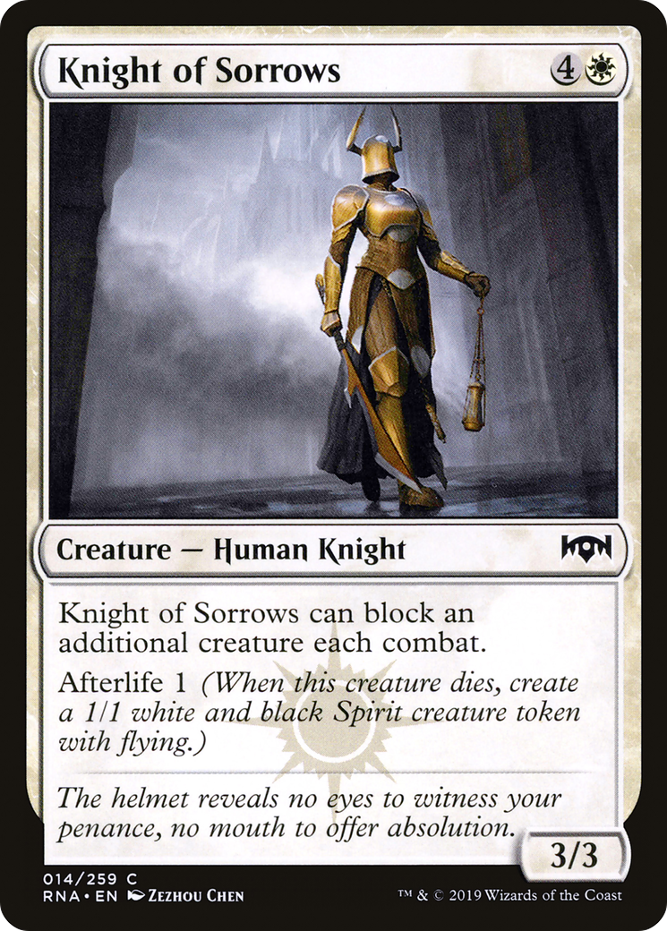 Knight of Sorrows (RNA-014) (Foil)