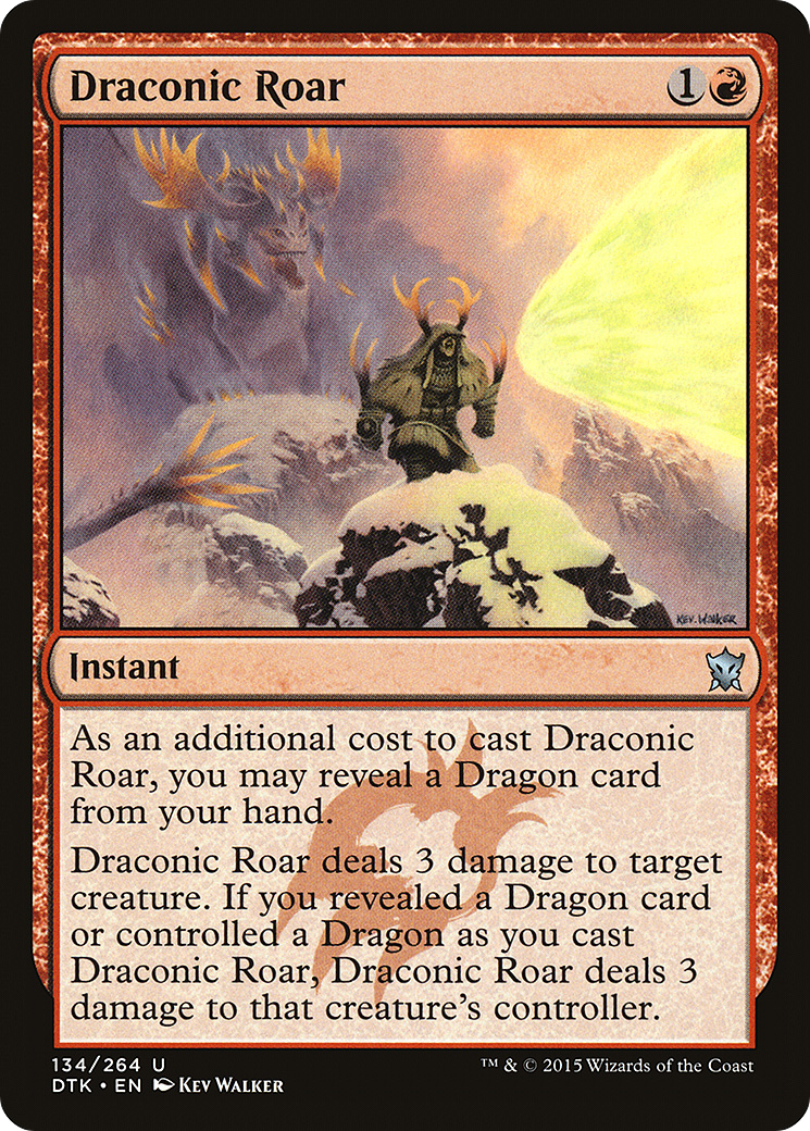 Draconic Roar (DTK-134)