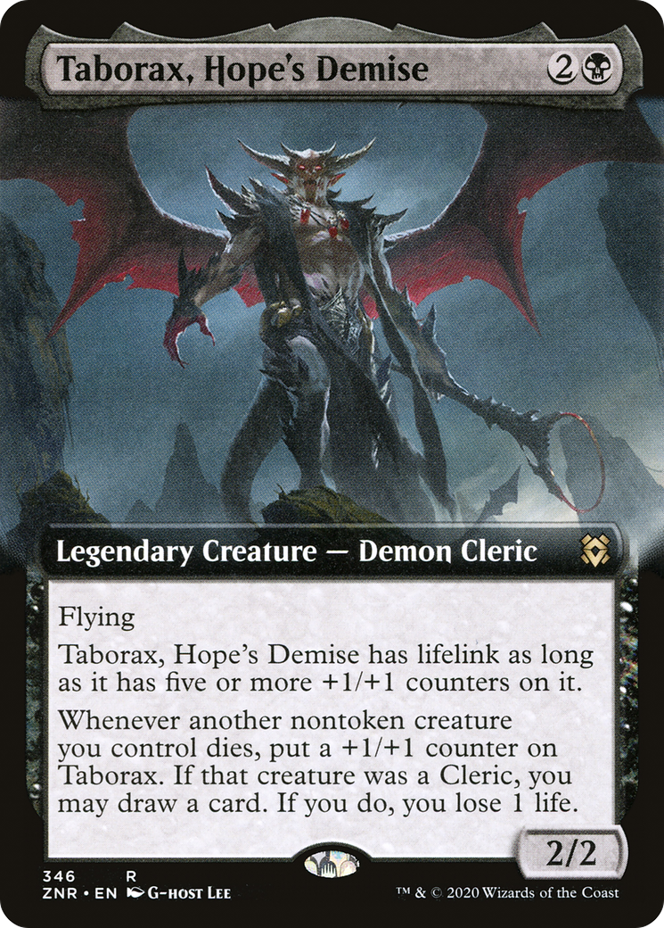 Taborax, Hope's Demise (ZNR-346) (Extended Art)