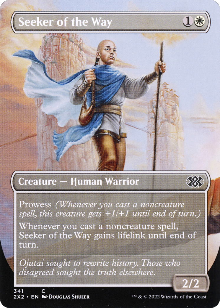 Seeker of the Way (2X2-341) (Borderless) (Foil)