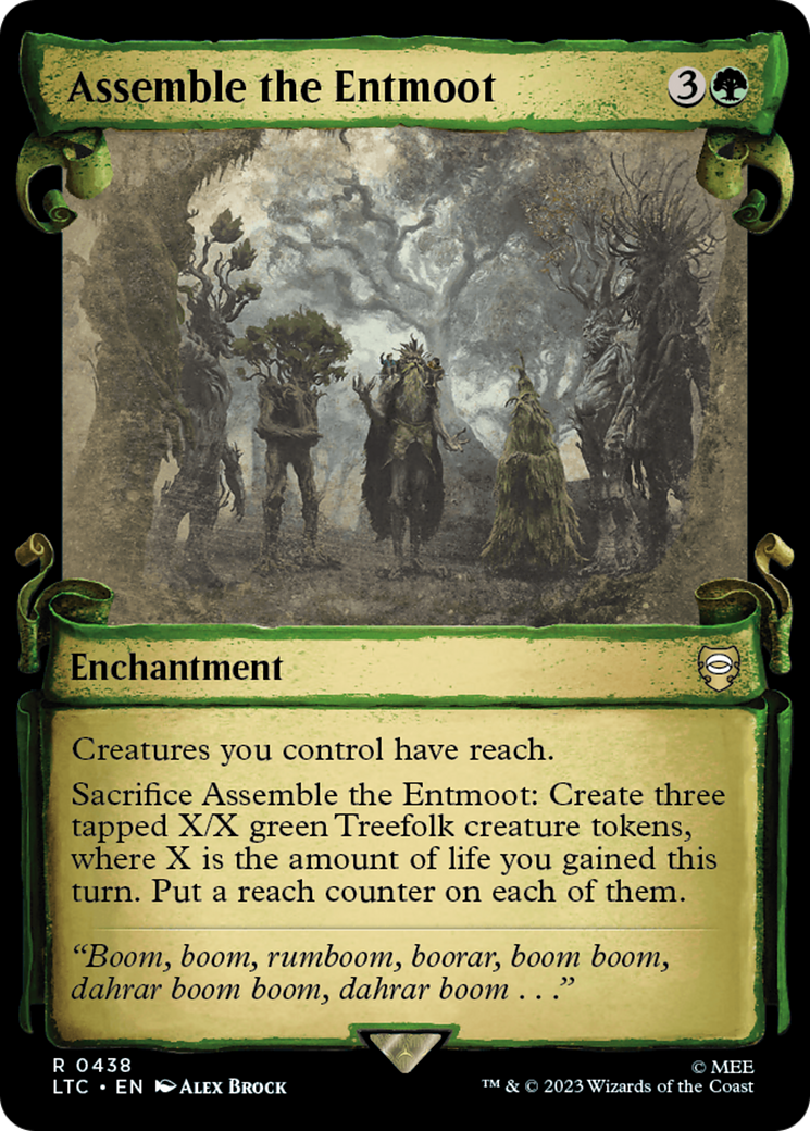 Assemble the Entmoot (LTC-438) (Showcase) (Scroll) (Foil)