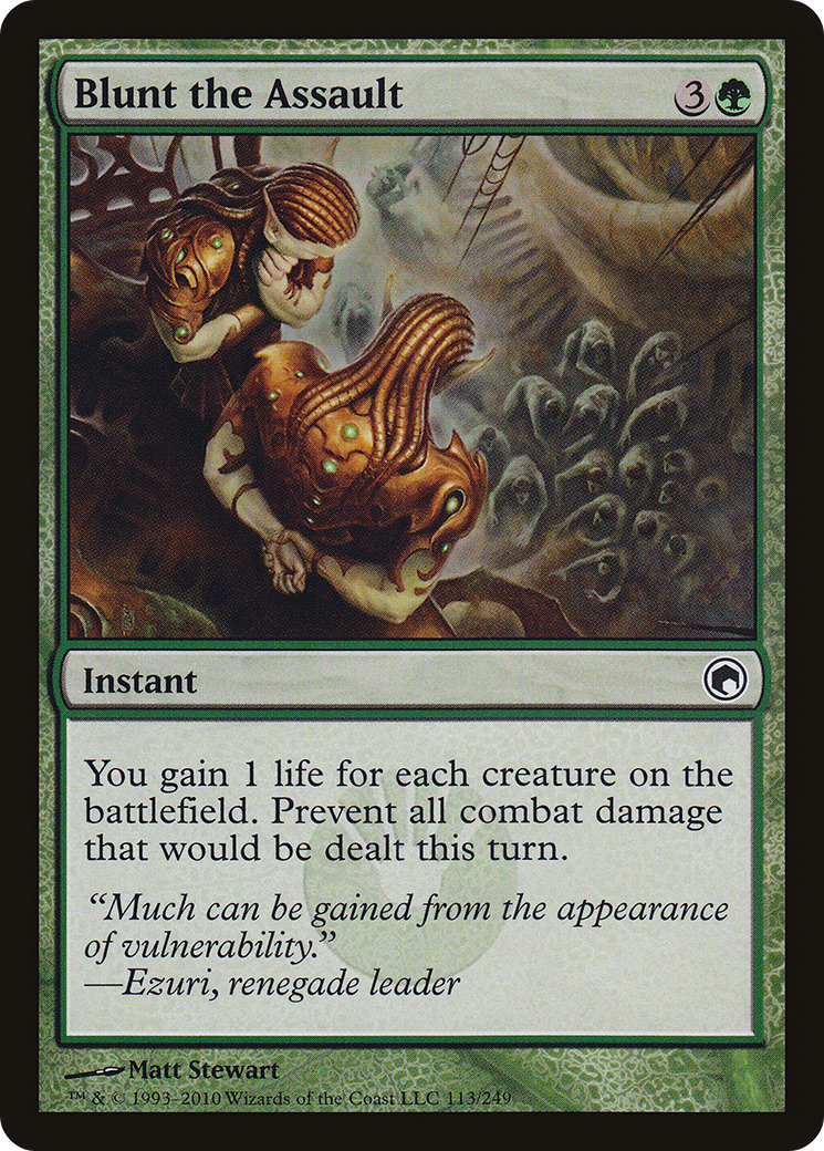 Blunt the Assault (SOM-113) (Foil)