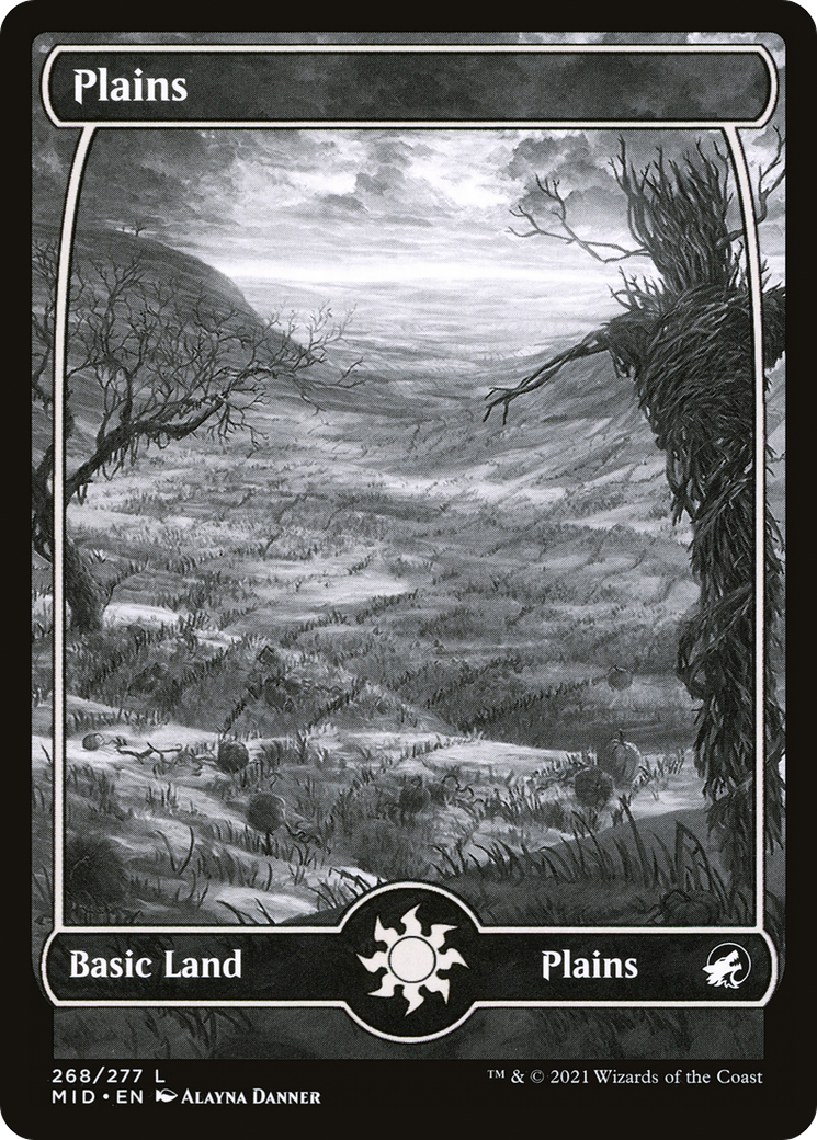 Plains (MID-268) (Full Art, Showcase) (Foil)