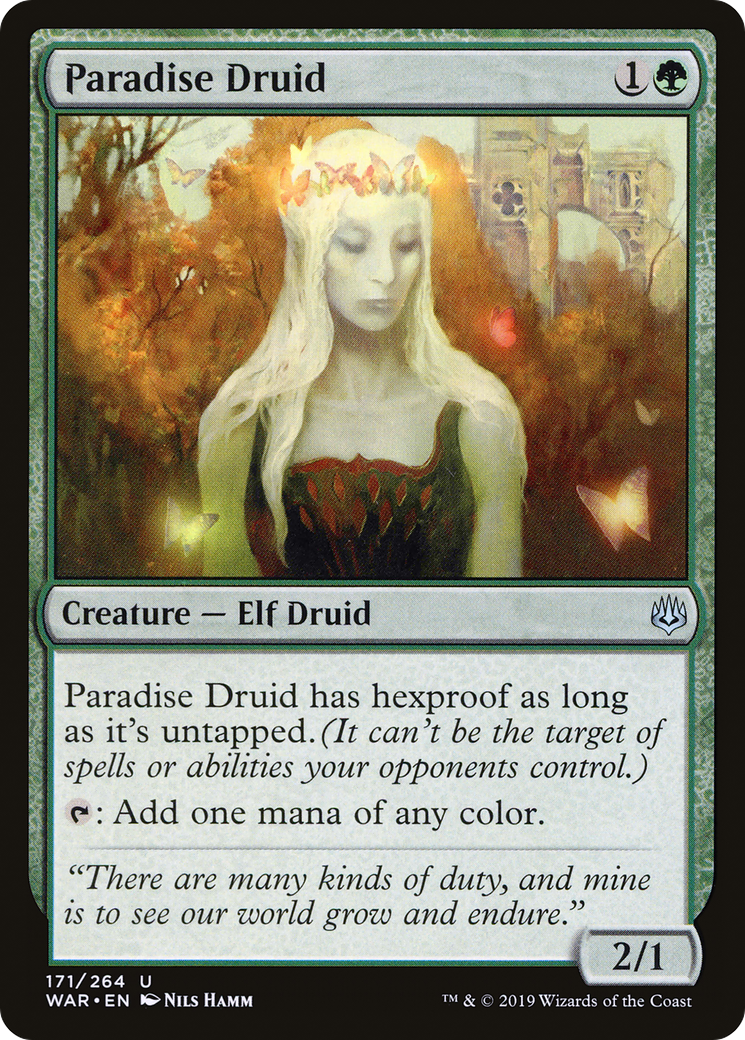 Paradise Druid (WAR-171) (Foil)