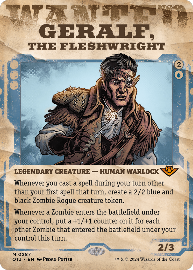 Geralf, the Fleshwright (OTJ-287) (Showcase) (Borderless) (Foil)