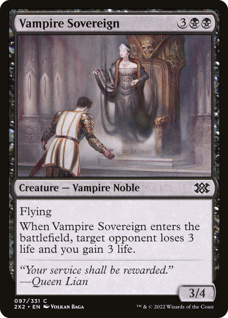 Vampire Sovereign (2X2-097) (Foil)