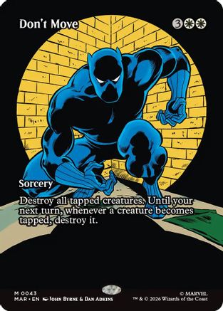 Don't Move (Borderless) (MAR-043) (Foil)
