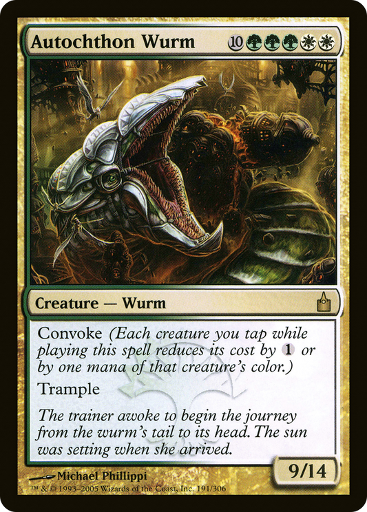 Autochthon Wurm (RAV-191) (Foil)