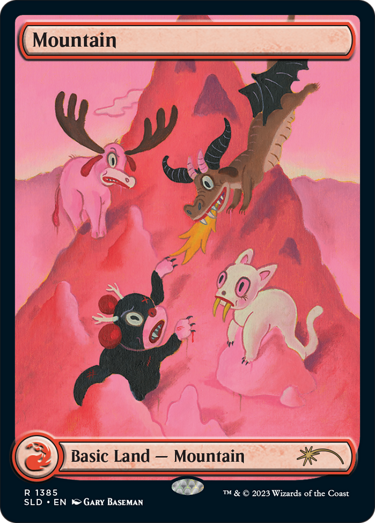 Mountain (SLD-1385) (Full Art) (Foil)