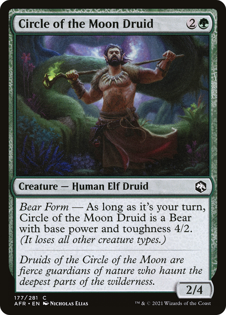 Circle of the Moon Druid (AFR-177) (Foil)