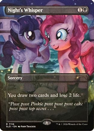 Night's Whisper (7110) (SLD-7110) (Foil)
