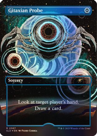 Gitaxian Probe (2067) (Rainbow Foil) (SLD-2067)