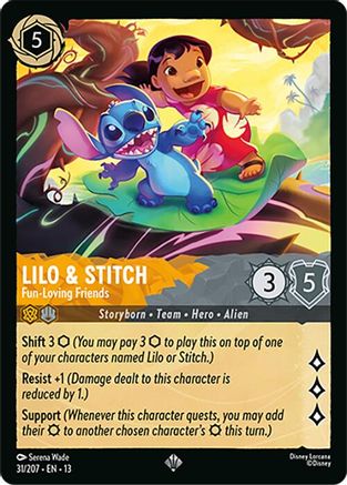 Lilo & Stitch - Fun-Loving Friends (13-031) (Cold Foil)