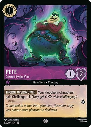Pete - Created by the Vine (13-052)
