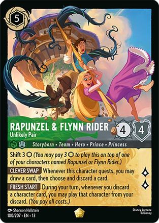 Rapunzel & Flynn Rider - Unlikely Pair (13-100)
