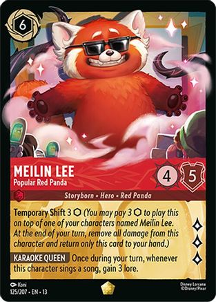 Meilin Lee - Popular Red Panda (13-125) (Cold Foil)