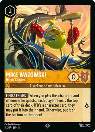 Mike Wazowski - Heroic Climber (13-018) (Cold Foil)