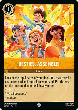 Besties, Assemble! (13-034) (Cold Foil)