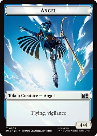 Angel (004) // Vibranium (015) Double-Sided Token (MSC-4 // 15)