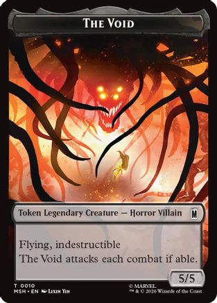 The Void // Squirrel Double-Sided Token (MSH-10 // 14)