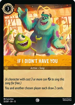 If I Didn't Have You (13-032) (Cold Foil)