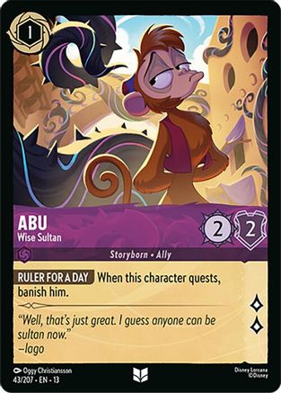Abu - Wise Sultan (13-043) (Cold Foil)