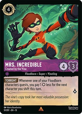 Mrs. Incredible - Created by the Vine (13-051) (Cold Foil)