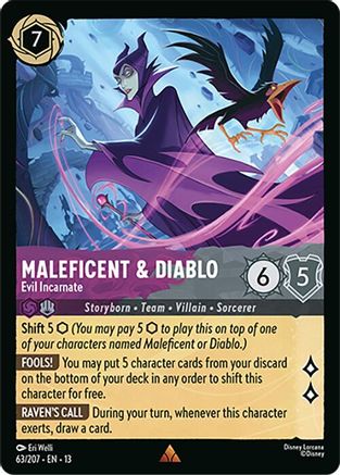 Maleficent & Diablo - Evil Incarnate (13-063)