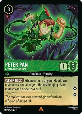 Peter Pan - Created by the Vine (13-089) (Cold Foil)
