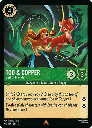 Tod & Copper - Best of Friends (13-094) (Cold Foil)