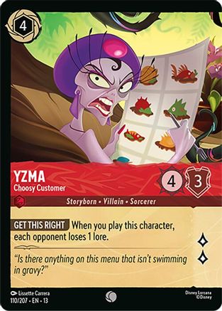 Yzma - Choosy Customer (Foil) (13-110) (Cold Foil)