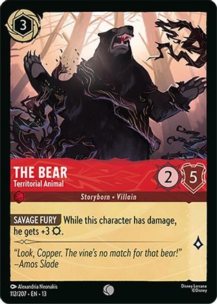 The Bear - Territorial Animal (13-112) (Cold Foil)
