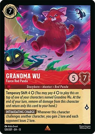 Grandma Wu - Fierce Red Panda (13-120) (Cold Foil)