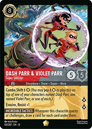 Dash Parr & Violet Parr - Super Siblings (13-133) (Cold Foil)