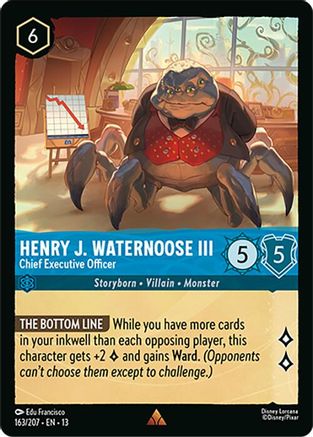 Henry J. Waternoose III - Chief Executive Officer (13-163)