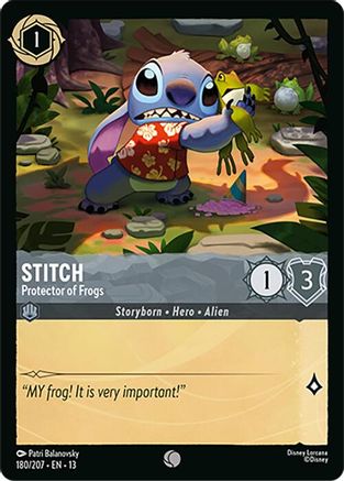 Stitch - Protector of Frogs (13-180)