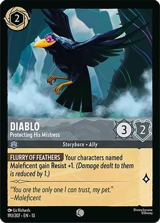 Diablo - Protecting His Mistress (13-193) (Cold Foil)
