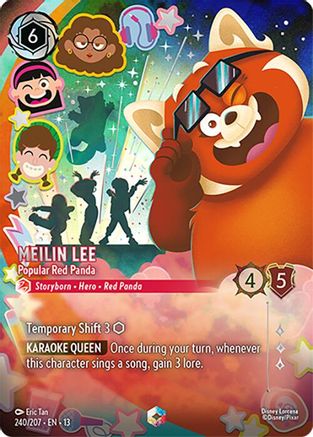 Meilin Lee - Popular Red Panda (Enchanted) (13-240) (Holofoil)