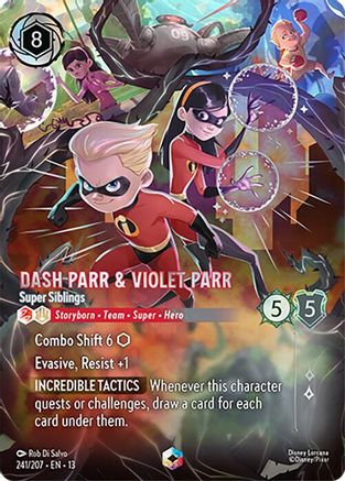 Dash Parr & Violet Parr - Super Siblings (Enchanted) (13-241) (Holofoil)