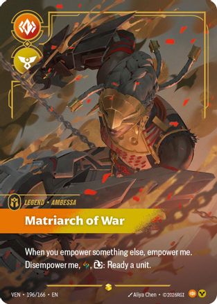Ambessa - Matriarch of War (Overnumbered) (VEN-196) (Foil)
