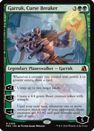 Garruk, Curse Breaker (FRA-259) (Foil)