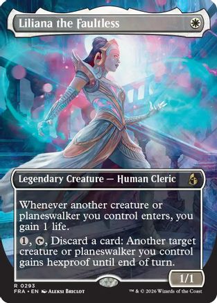 Liliana the Faultless (Borderless) (FRA-293) (Foil)